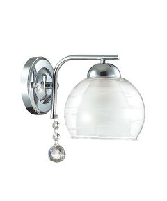 Бра BRINNA [хром/стекло/подвес хрусталь E27 40W 220V ]