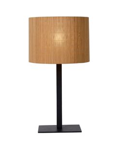 MAGIUS Table lamp Rattan E27/40W H52 Black/nature
