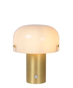 TIMON Table lamp  E14/25W 21cm Matt Gold/Opal