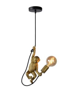 CHIMP Pendant E27/60W Black/Gold