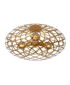 WOLFRAM Ceiling light E27/60W Ø 65cm Matt Gold