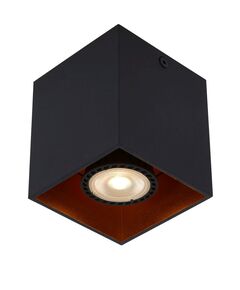 BIDO Ceiling spotlight Square 1xGU10/50W Black