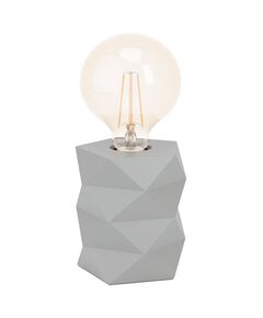 98859 Настольная лампа SWARBY, 1Х60W, E27, H120, Ø100, цемент, серый