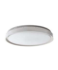 (ПРОМО) 99779 Светильник потолочный SELUCI, LED 4x10W, 5000lm, H70, Ø490, сталь/пластик, белый/прозр