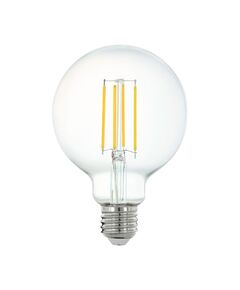 (ПРОМО) 11863 Светодиодная филаментная лампа CONNECT G95, 6W (LED) 2700K, 806lm, прозрачный