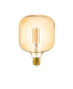 (ПРОМО) 12594 Лампа светод. филамент. диммир. T125, 4W(E27), 2200K, 400lm, янтарный