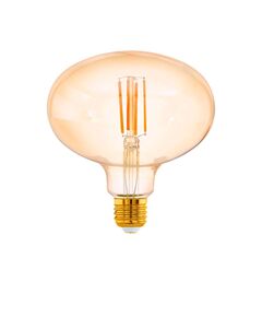 (ПРОМО) 12596 Светодиодная филаментная лампа R140, 4W(E27), 2200K, 400lm, янтарь
