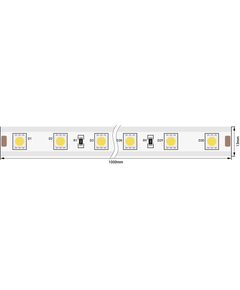 (((Эстетта) LT560-R-50 Лента светодиодная 220, SMDSMD5050, 60LED/м, кат 50000м, 14,4 Вт/м, IP68, Кра