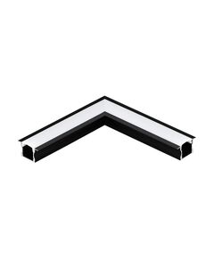 (ПРОМО) 98996 Встраиваемый профиль угловой RECESSED PROFILE 2 к арт. 98994, L110, алюминий, черный/п