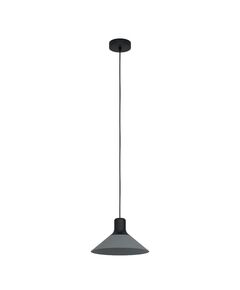 99511 Подвесной потолочный светильник (люстра) ABREOSA, 1x28W, E27, H1100, Ø280, сталь, черный/серый