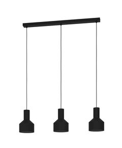 99552 Подвесной потолочный светильник (люстра) CASIBARE, 3x40W, E27, L850, B150, H1100, сталь, черны