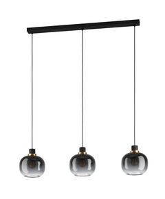 99617 Подвесной потолочный светильник (люстра) OILELL, 3x40W, E27, L950, B190, H1100, сталь/стекло,