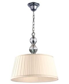 NEWPORT 3100 [Подвесной светильник, Nickel Clear glass Shade beige D42*H45 cm E14 3*60W]