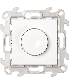 Светорегулятор LED поворотно-нажимной проходной 6-60Вт 230В~ белого цвета S24 Harmonie Simon