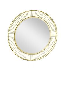 425025 Зеркало декоративное MASINLOC, B50, Ø730, сталь, зеркало, золотой
