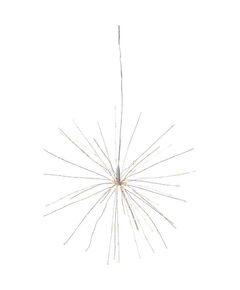 411427 Декоративный подвес FIREWORK, Ø450, 200X0,06W(LED), сталь, серебряный, пластик, прозрачный