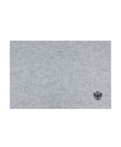 420134 Салфетка для сервировки декоративная (плейсмат) LAKANDAVA, L450, B300, H3, полиэстер, серый