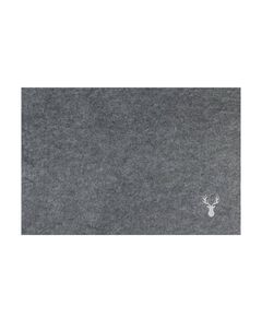 420143 Салфетка для сервировки декоративная (плейсмат) LAKANDAVA, L450, B300, H3, полиэстер, серый