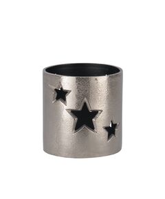 422063 Подсвечник LUGAIT, B125, Ø120, алюминий, черный, цвет матовый никель