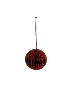 427207 Фигурка из бумаги Шар MATANAO, H80, Ø80, бумага, красный, цвет золотой