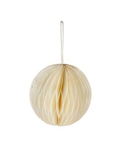 427218 Фигура из бумаги Шар MATANAO, H150, Ø150, бумага, кремовый, золотой
