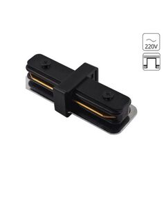 КОННЕКТОР ПРЯМОЙ ДЛЯ ШИНОПРОВОДА ЧЕРНЫЙ I TRACK ACCESSORIES  *  Вт IP   ARTE LAMP