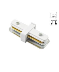 КОННЕКТОР ПРЯМОЙ ДЛЯ ШИНОПРОВОДА БЕЛЫЙ I TRACK ACCESSORIES  *  Вт IP   ARTE LAMP