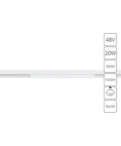 СВЕТИЛЬНИК ПОТОЛОЧНЫЙ LINEA LED * 1 20Вт IP 20 3000 ARTE LAMP