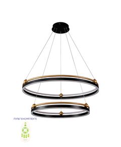 FERNANDO SP123W LED D600+800 BLACK/GOLD