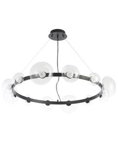 ((Люстра BOSQUE SP12 BLACK/TRANSPARENT