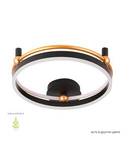 ((Светильник потолочный FERNANDO PL48W LED BLACK/GOLD