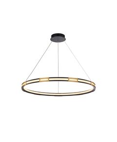 ((подвесная люстра Rota LED*59.4W, 5400LM, 4000K, included основание черного матового цвета с золоты