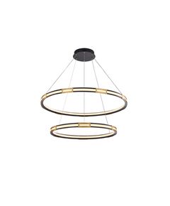 ((подвесная люстра Rota LED*103.2W, 9288LM, 4000K, included основание черного матового цвета с золот