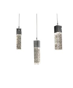 08510-3AS(4000K) Подвес Аква хром w30 h180 PowerLed 15W (4000К)