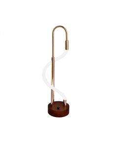 ((08040-T,33 Настольная лампа Далия золото d15 h55 Led 6W (3000K)