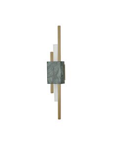 ((08401,07-20 Бра Дейн бронза/зеленый d8 h50 Led 2*3W (3000K)