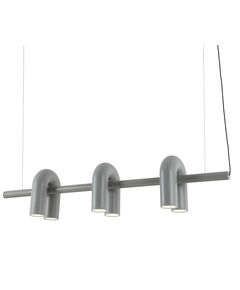 ((08465-3A,16 Подвес Канти серый w100*20 h150 Led 36W (3000-6000K)