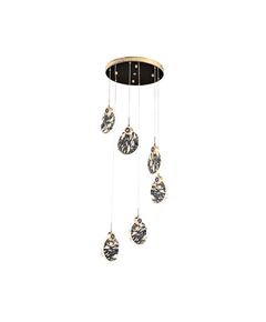 ((07857-6A,33 Подвес Викси золото d40 h200 Led 18W (3000K)