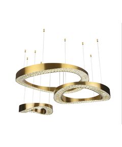 ((07676-80+60+40,20 Люстра Тауна бронза d80+60+40 h128 Led 140W (4000K)