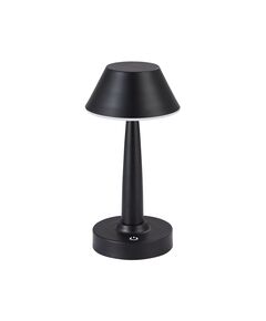 07064-B,19 Настольная лампа Снорк черный d12 h25 Led 6W (3200K) диммируемая