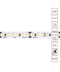 ((Светодиодная лента TAPE LED* 14,4Вт IP20 6000K  ARTE LAMP