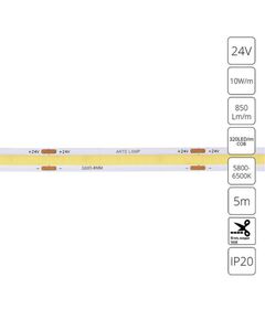 ((Светодиодная лента LANE LED* 10Вт IP20 6000K  ARTE LAMP