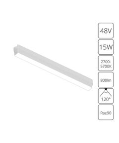 ((A2968PL-1WH СВЕТИЛЬНИК ПОТОЛОЧНЫЙ RAPID 48В 15Вт макс 800лм 2700-5700К 90+ 120° smart ARTE LAMP