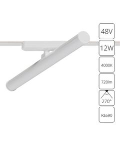 ((A6165PL-1WH СВЕТИЛЬНИК ПОТОЛОЧНЫЙ RAPID 48В 12Вт 720лм 4000К 90+ 180° ARTE LAMP