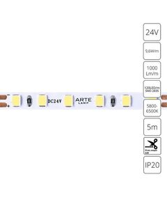 ((Светодиодная лента TAPE LED* 9,6Вт IP20 6000K  ARTE LAMP