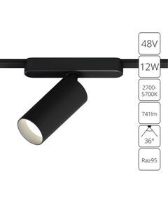 ((A2958PL-1BK СВЕТИЛЬНИК ПОТОЛОЧНЫЙ RAPID 48В 12Вт макс 741kv 2700-6000К 95+ 36° smart ARTE LAMP