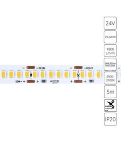 ((Светодиодная лента TAPE LED* 19,2Вт IP20 3000K  ARTE LAMP