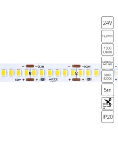 ((Светодиодная лента TAPE LED* 19,2Вт IP20 4000K  ARTE LAMP