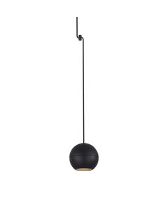 ((Donolux LED, Apple, 8,5Вт, D80xL4000 мм, 735Лм, DC48В, Ra90, 45°, 3000К, IP20, черный, провод черн