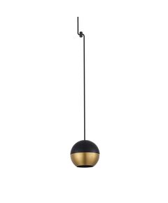 ((Donolux LED, Apple, 8,5Вт, D80xL4000 мм, 735Лм, DC48В, Ra90, 45°, 3000К, IP20, черный+анодированна